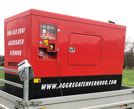 45 KVA Aggeregaat Grote tank